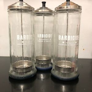 Barbicide jars